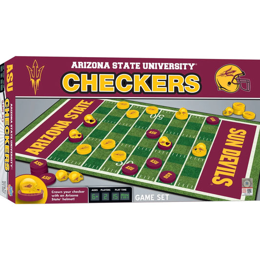 Arizona State Sun Devils Checkers Board Game by Masterpieces