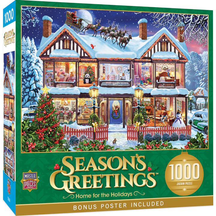 Holiday - Home for the Holidays 1000 Piece Jigsaw Puzzle by Masterpieces