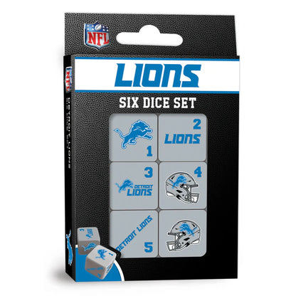 Detroit Lions Dice Pack by Masterpieces