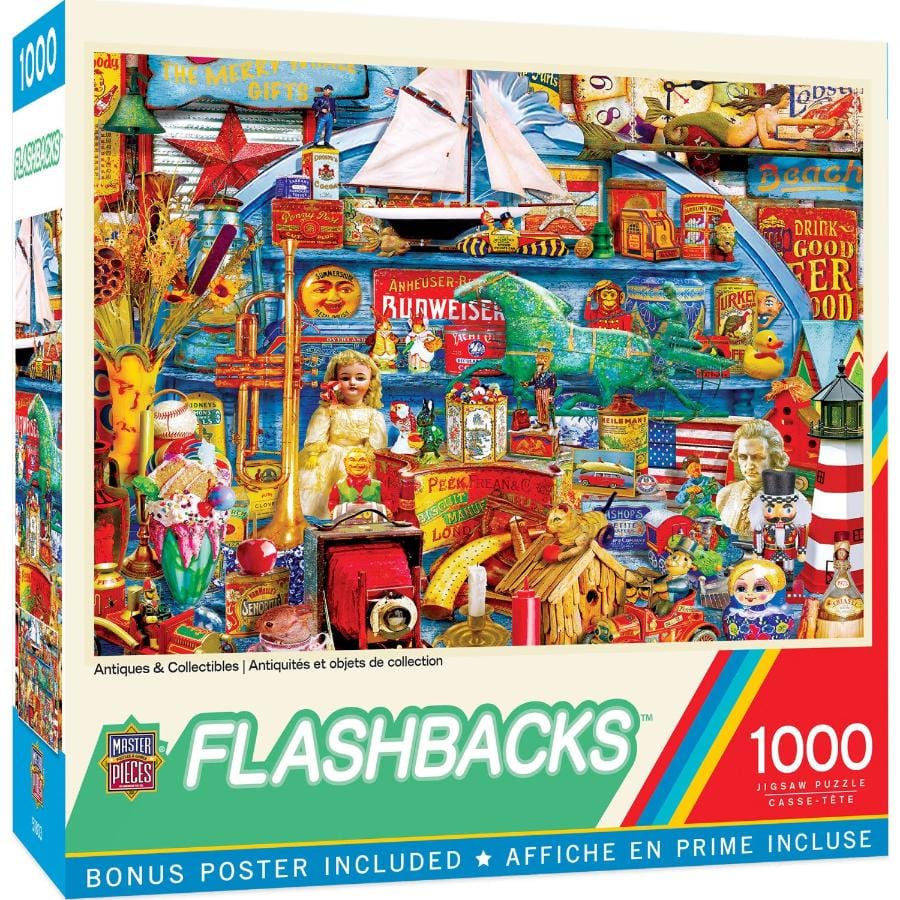 Flashbacks - Antiques & Collectibles 1000 Piece Jigsaw Puzzle by Masterpieces