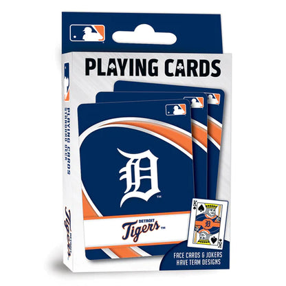 Detroit Tigers Playing Cards - 54 Card Deck by Masterpieces