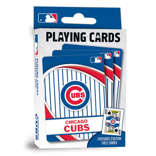 Chicago Cubs Playing Cards - 54 Card Deck Masterpieces