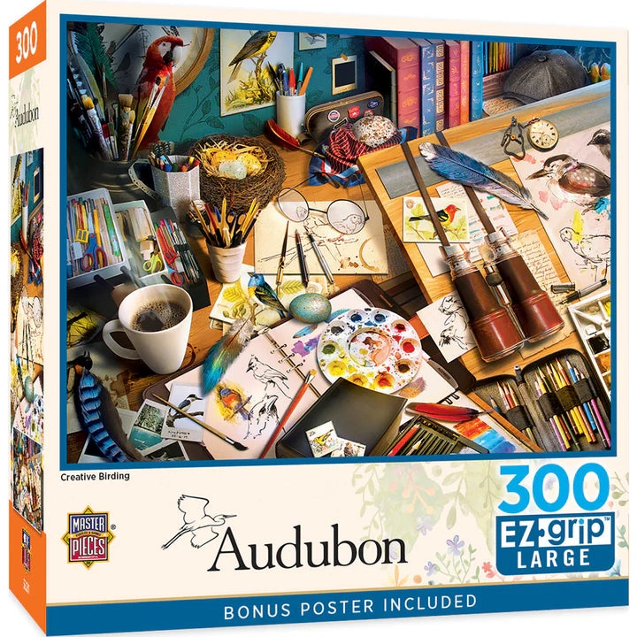 Audubon - Creative Birding 300pc EzGrip Jigsaw Puzzle