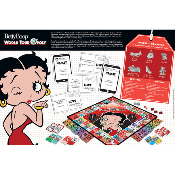 Betty Boop Opoly Board Game By Masterpieces - Eicholtz Sports