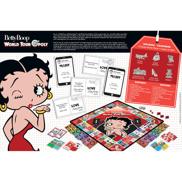 Betty Boop Opoly Board Game by Masterpieces