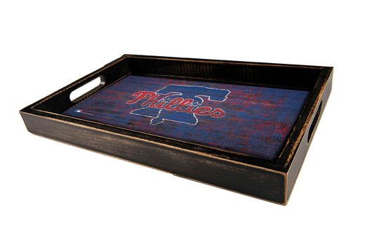 Philadelphia Phillies Distressed Logo Serving Tray by Fan Creations