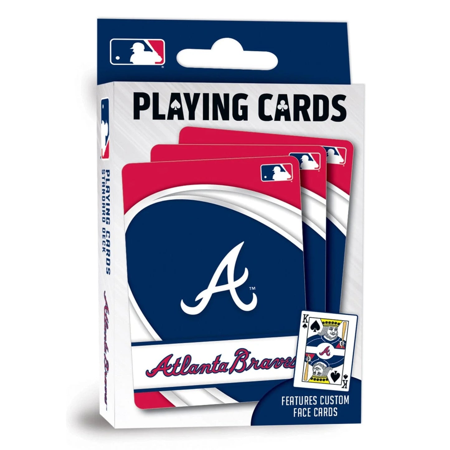 Atlanta Braves Playing Cards - 54 Card Deck by Masterpieces