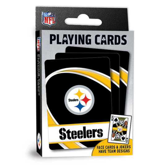 Pittsburgh Steelers Playing Cards - 54 Card Deck by Masterpieces