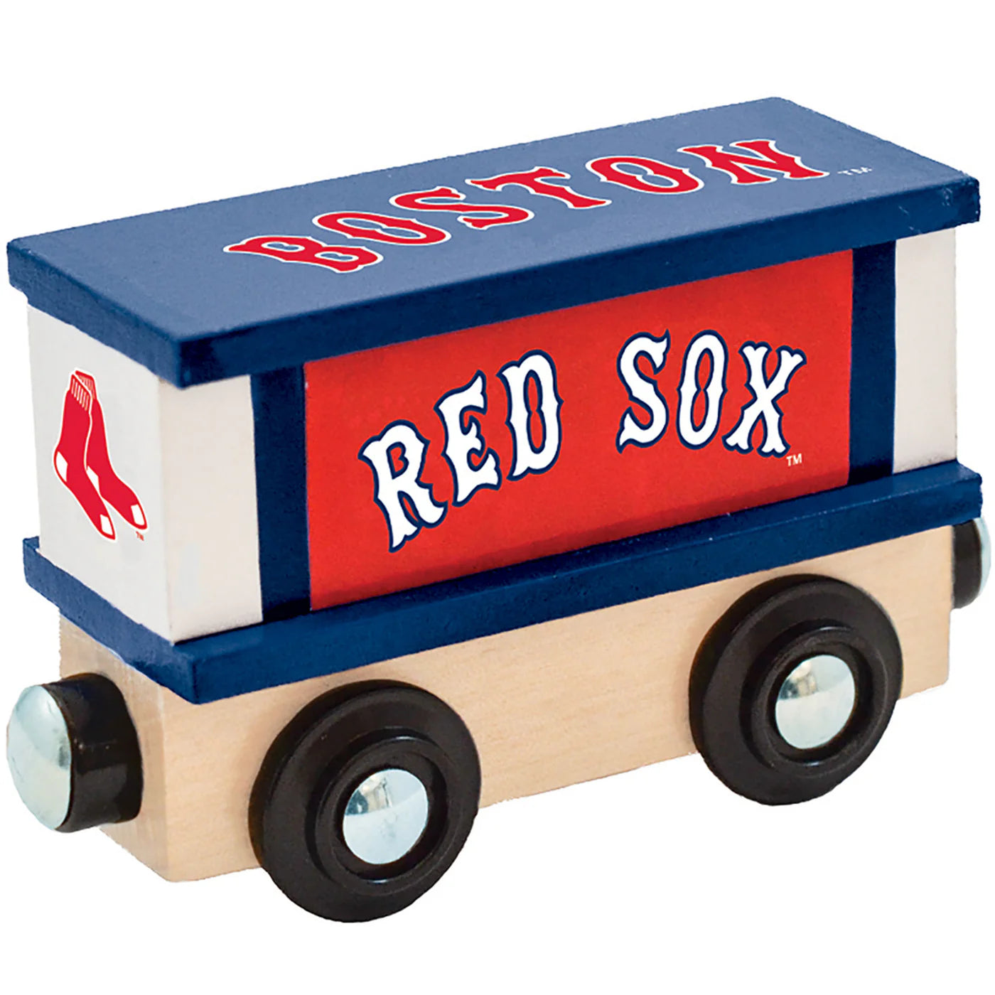 Boston Red Sox Box Car Wooden Toy Train by Masterpieces