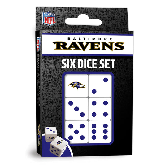 Baltimore Ravens Dice Set by Masterpieces