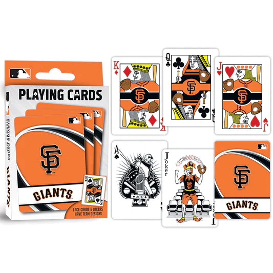 San Francisco Giants Playing Cards - 54 Card Deck by Masterpieces