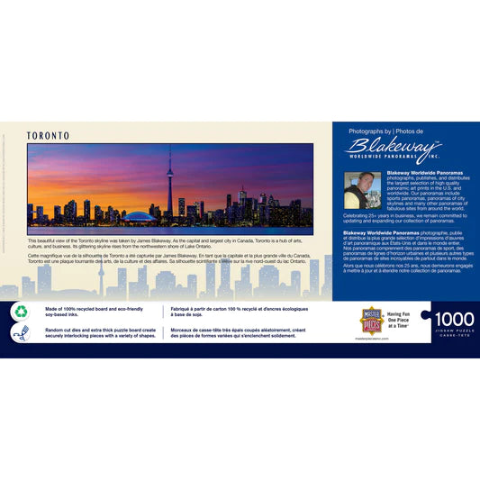 Toronto 1000 Piece Panoramic Jigsaw Puzzle by Masterpieces