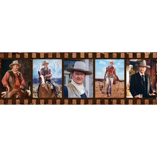 John Wayne Collection - Forever in Film 1000 Piece Panoramic Jigsaw Puzzle by Masterpieces
