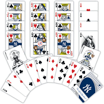 New York Yankees Playing Cards - 54 Card Deck by Masterpieces