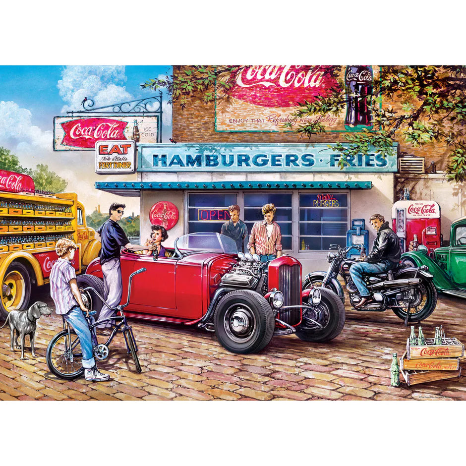 Coca-Cola - Hot Rods 1000 Piece Jigsaw Puzzle by Masterpieces