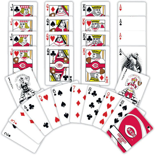 Cincinnati Reds Playing Cards - 54 Card Deck by Masterpieces