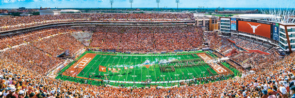 Texas Longhorns Stadium 1000 Piece Panoramic Puzzle - Center View by Masterpieces