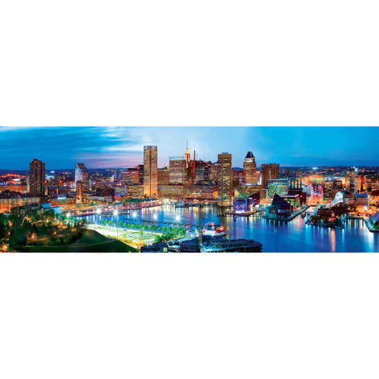 Baltimore 1000 Piece Panoramic Jigsaw Puzzle by Masterpieces
