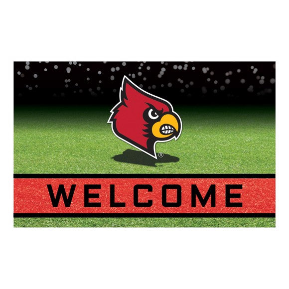 Louisville Cardinals Crumb Rubber Door Mat by Fanmats