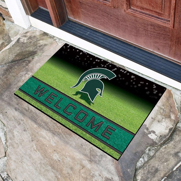 Michigan State Spartans Crumb Rubber Door Mat by Fanmats