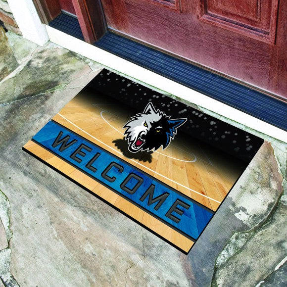 Minnesota Timberwolves Crumb Rubber Door Mat by Fanmats
