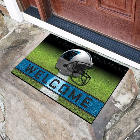 Carolina Panthers Crumb Rubber Door Mat by Fanmats