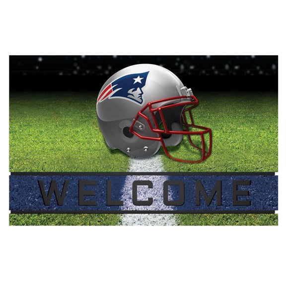 New England Patriots Crumb Rubber Door Mat by Fanmats