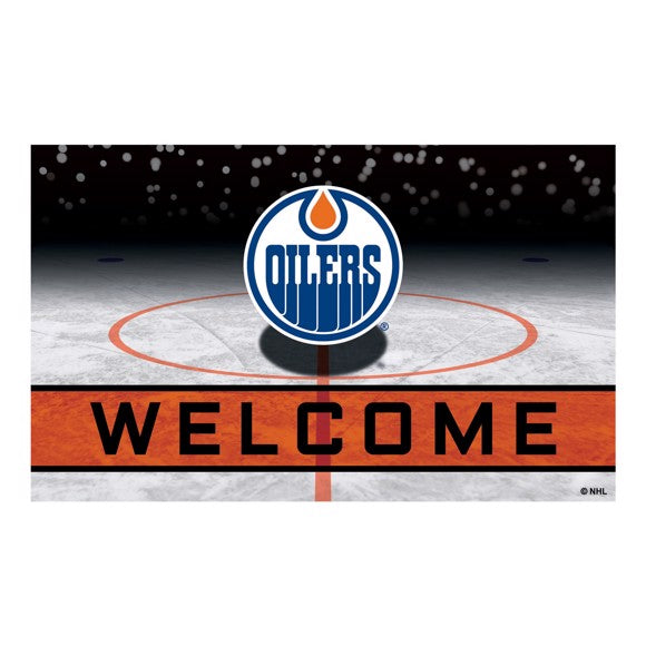 Edmonton Oilers Crumb Rubber Door Mat by Fanmats