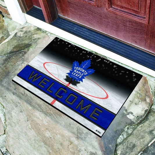 Toronto Maple Leafs Crumb Rubber Door Mat by Fanmats