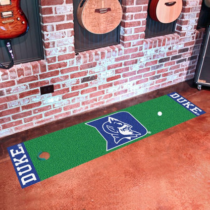 Duke Blue Devils Green Putting Mat by Fanmats