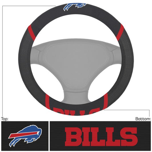 Buffalo Bills Embroidered Steering Wheel Cover by Fanmats
