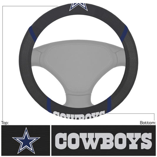 Dallas Cowboys Embroidered Steering Wheel Cover by Fanmats