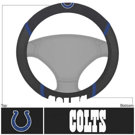 Indianapolis Colts Embroidered Steering Wheel Cover by Fanmats