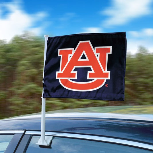 Auburn Tigers NCAA Logo Car Flag - Officially Licensed, 11" x 15", Durable Nylon, Team Colors