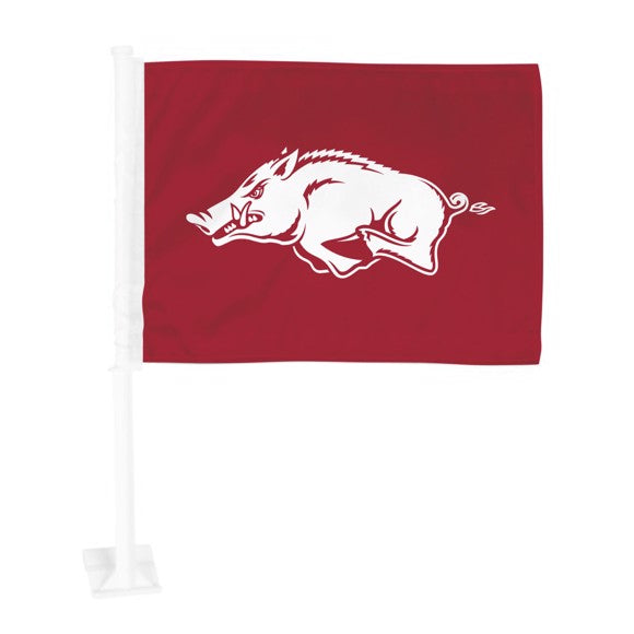 Arkansas Razorbacks Logo Car Flag by Fanmats