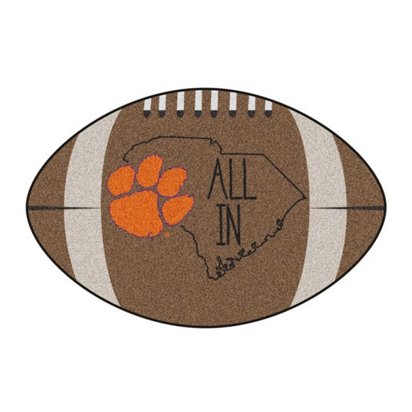 Clemson Tigers Southern Style Football Rug / Mat by Fanmats