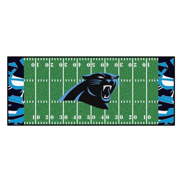 Carolina Panthers Alternate Football Field Runner / Mat by Fanmats