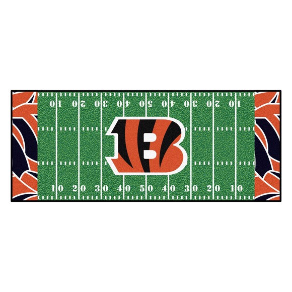 Cincinnati Bengals Alternate Football Field Runner / Mat by Fanmats