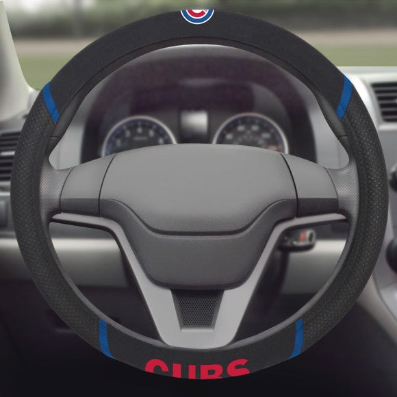 Chicago Cubs Embroidered Steering Wheel Cover by Fanmats