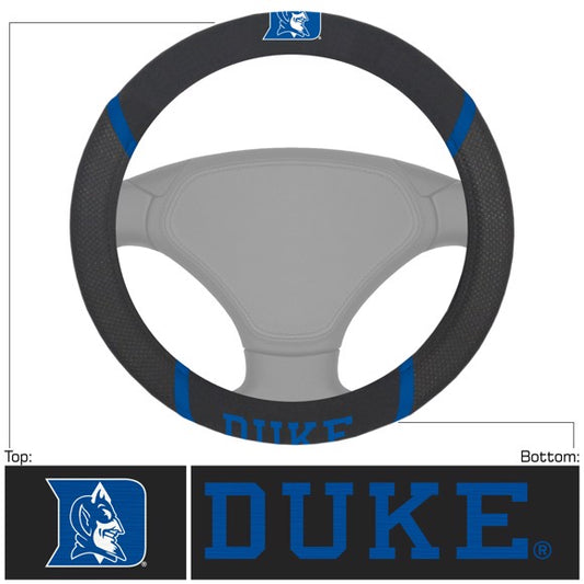 Duke Blue Devils Embroidered Steering Wheel Cover by Fanmats