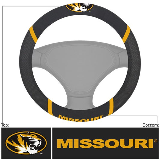 Missouri Tigers Embroidered Steering Wheel Cover by Fanmats