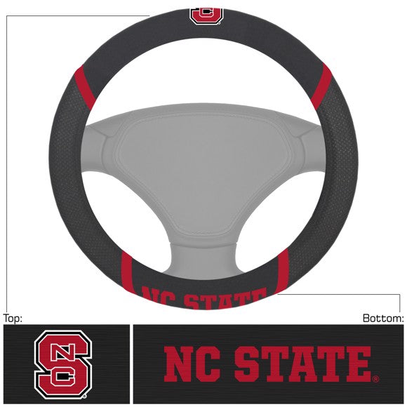 North Carolina State Wolfpack Embroidered Steering Wheel Cover by Fanmats