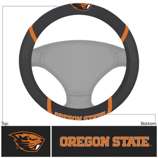 Oregon State Beavers Embroidered Steering Wheel Cover by Fanmats