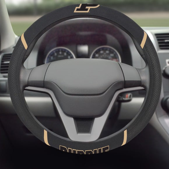 Purdue Boilermakers Embroidered Steering Wheel Cover by Fanmats