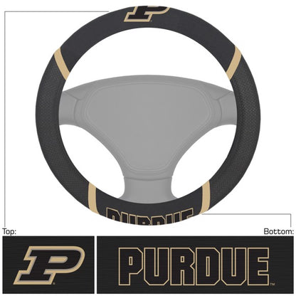 Purdue Boilermakers Embroidered Steering Wheel Cover by Fanmats