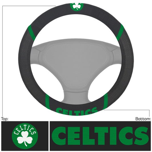 Boston Celtics Embroidered Steering Wheel Cover by Fanmats