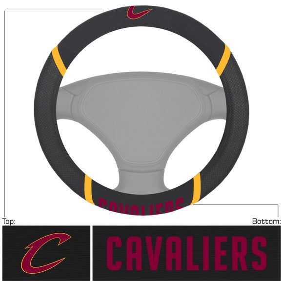 Cleveland Cavaliers Embroidered Steering Wheel Cover by Fanmats