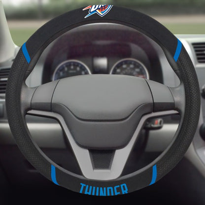 Oklahoma City Thunder Embroidered Steering Wheel Cover by Fanmats