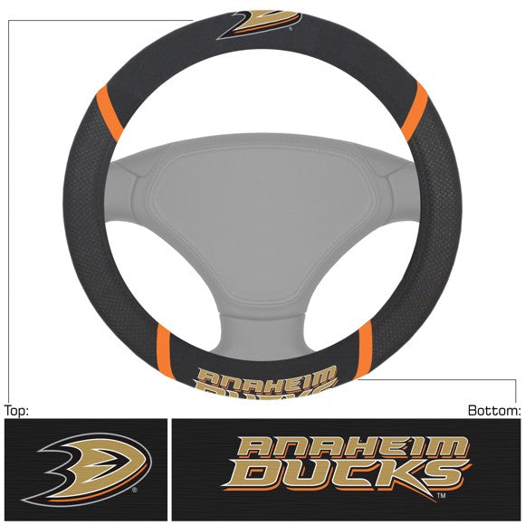 Anaheim Ducks Embroidered Steering Wheel Cover by Fanmats