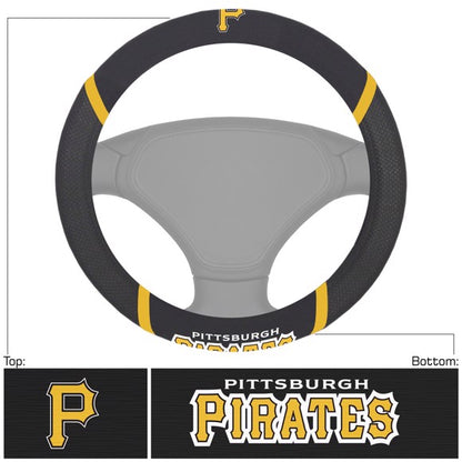 Pittsburgh Pirates Embroidered Steering Wheel Cover by Fanmats